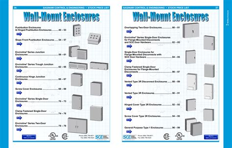 sce enclosure catalog